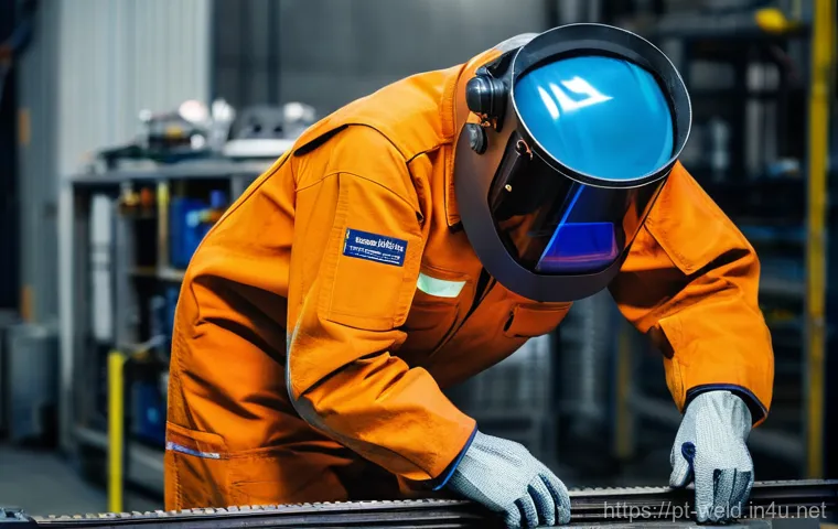 용접사 채용 인터뷰 질문 - Prompt 1: The Precision of a Modern Portuguese Welder**